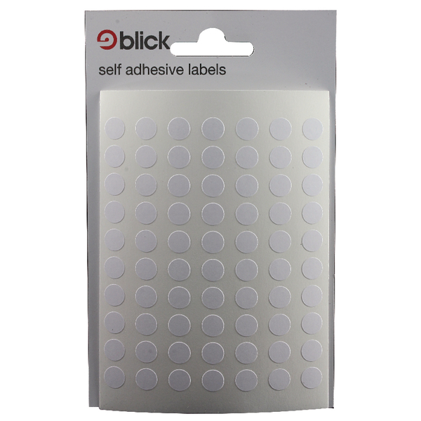 Blick Label Bag 8mm White [Pack of 490]