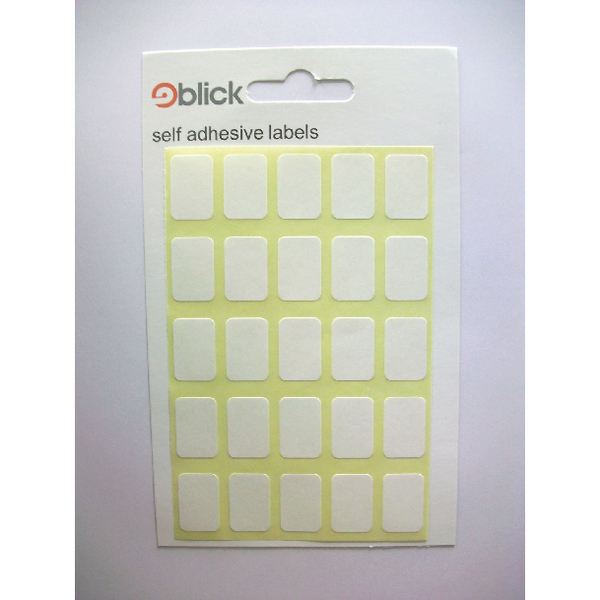 Blick Label Bag 12x18mm White [Pack of 20x175]
