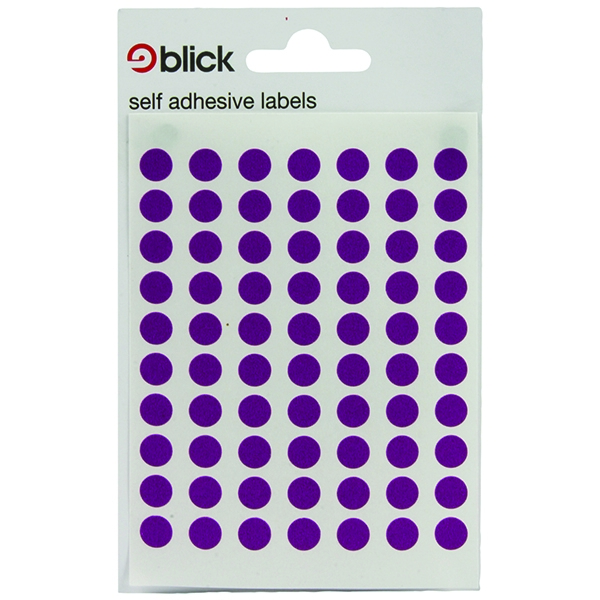 Blick Label Bag 8mm Purple [Pack of 20x490]