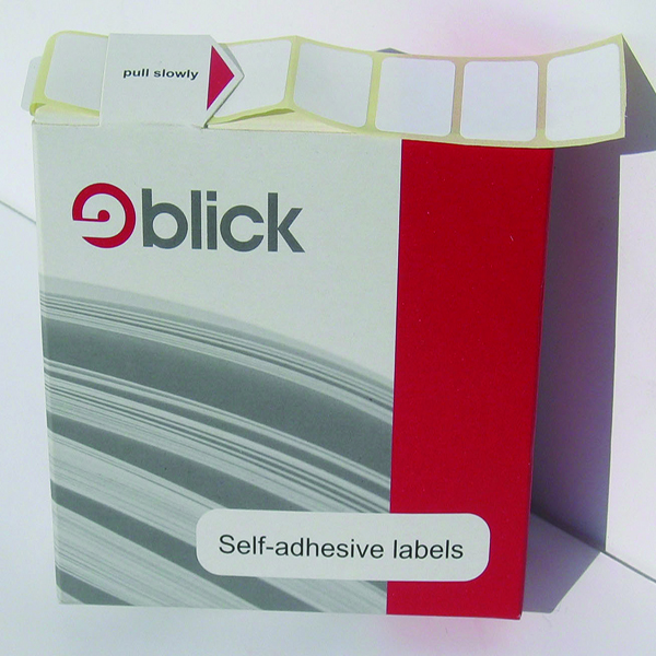 Blick Dispenser Labels 19mm White [Pack of 1400]
