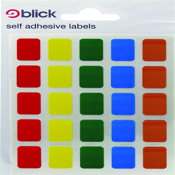 Blick Label Bag 12x18mm Assorted [Pack of 20x120]