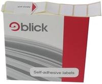 Blick Dispenser Labels 24x37mm White [Pack of 640] alternative image 1