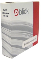 Blick Dispenser Labels 25x50mm White [Pack of 400]
