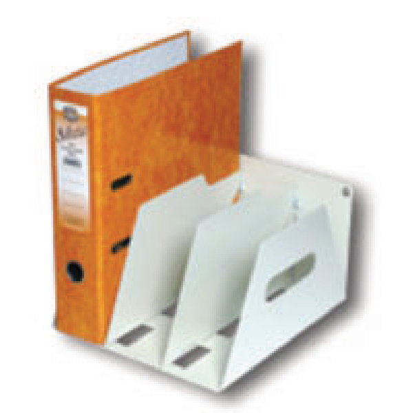 Rotadex Lever Arch Filing Rack for 3 Files Smoke White