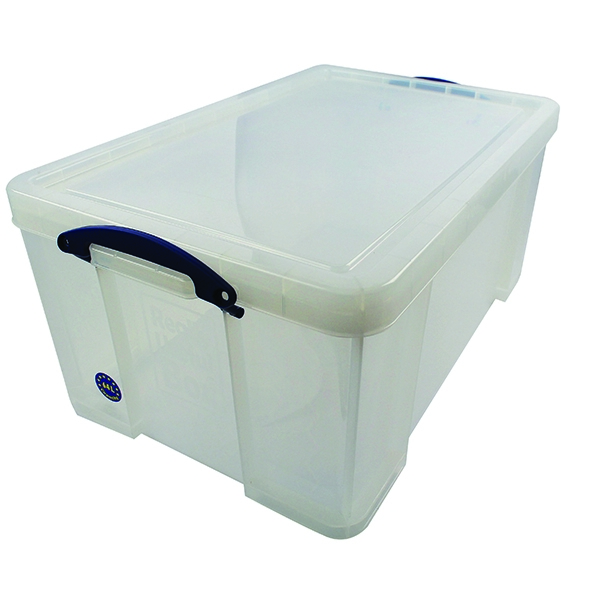 Really Useful 64 Litre Office Box Clear