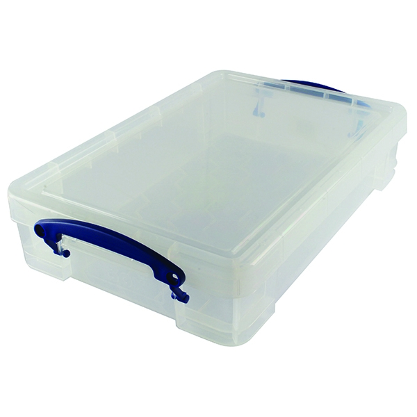 Really Useful 4 Litre Box for A4 Paper Clear