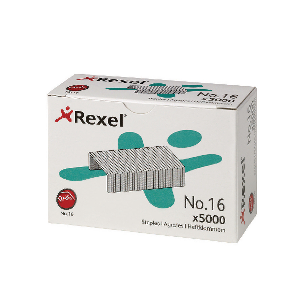 Rexel Number 16 Staples [Pack of 5000]