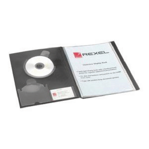 Rexel Clearview Display Book A4 24 Pocket Black