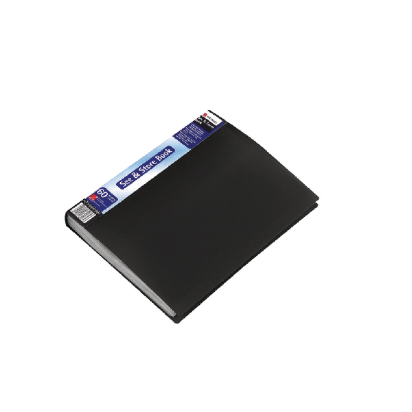 Rexel Display Book A4 60 Pocket Black