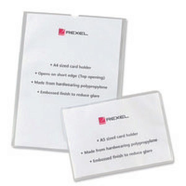 Rexel Nyrex CardHolder A4 Clear [Pack of 25]