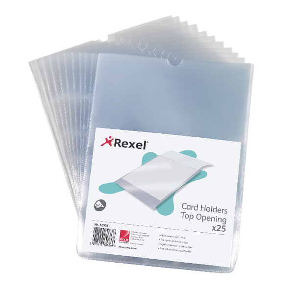 Nyrex Card Holder A5 Clear [Pack of 25]
