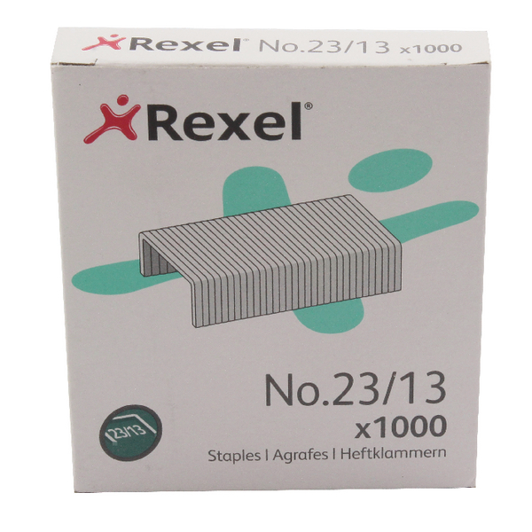 Rexel Heavy Duty Staples No 23 13mm [Pack of 1000]