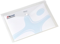 Rexel Carry Folder A4 Translucent White [Pack of 5]