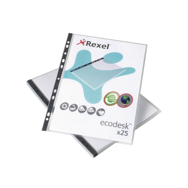 Rexel Eco Recycled Punch Pockets A3 [Pack of 30]