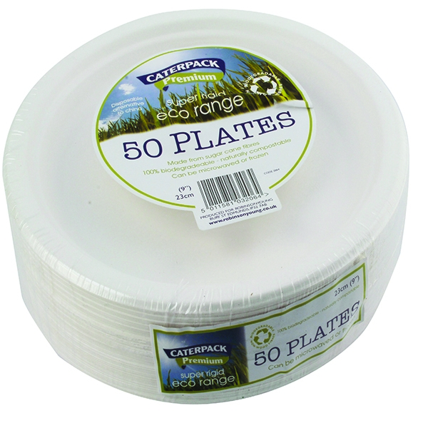 Super Rigid Plate 9 Inch [Pack of 50]