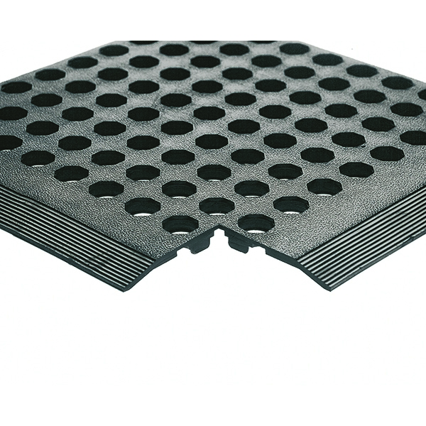 Rubber Worksafe Mat Black 900x1500mm [Pack of 3]