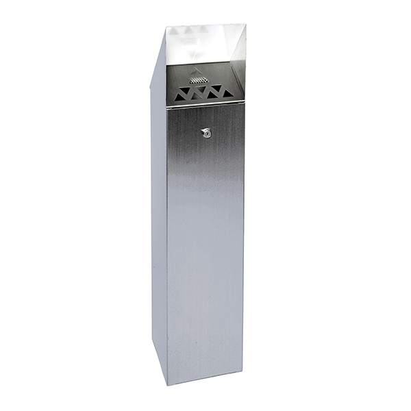 Tower Bin Hooded Top Silver