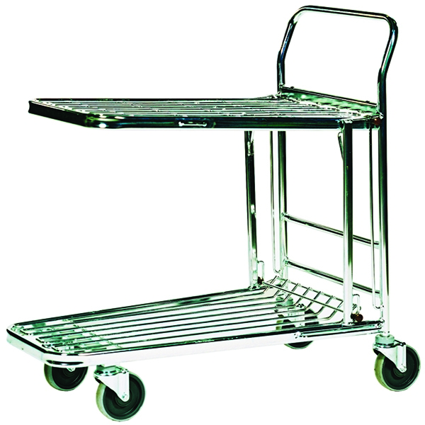 Metallic Grey Stock Trolley