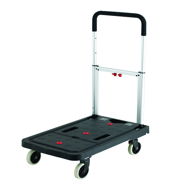 Folding Platform Truck Black