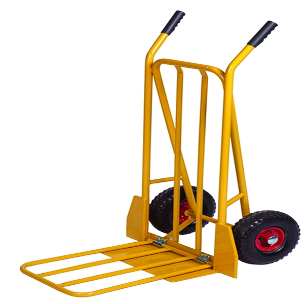 Sack Truck Yellow with Folding Footplate