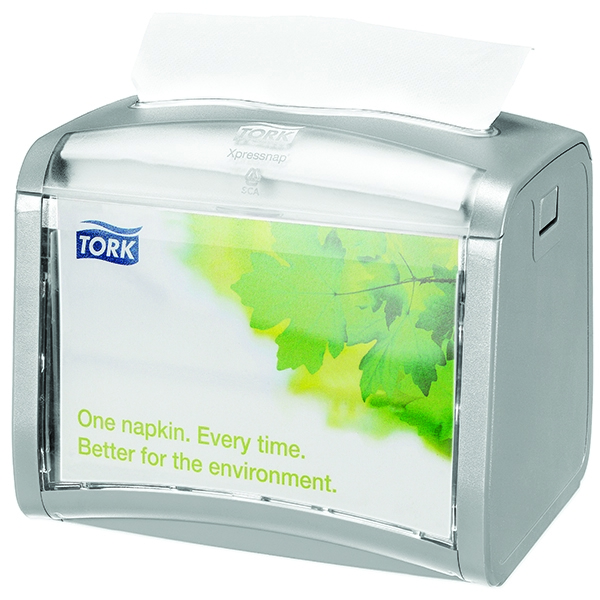 Tork Xpressnap Napkin Dispenser Silver 272613
