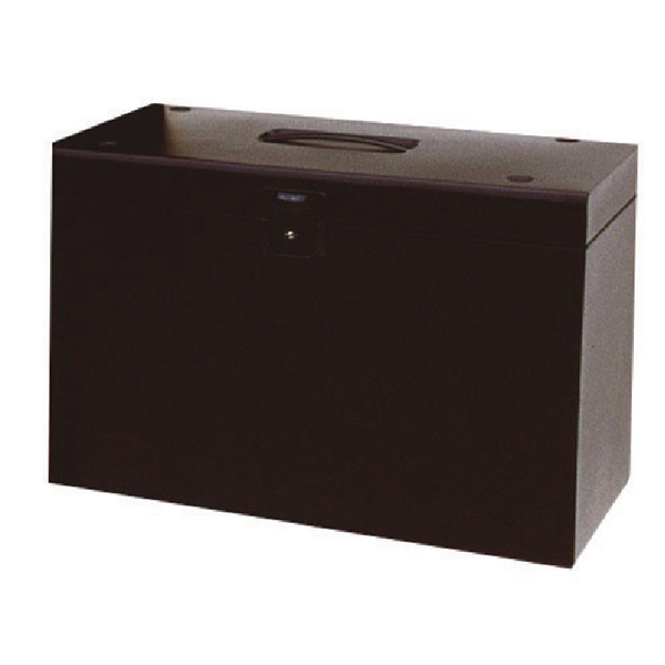 Cathedral Metal Home Office File A4 Black