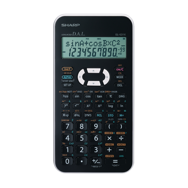 Sharp EL-531XH Scientifc Calculator Black