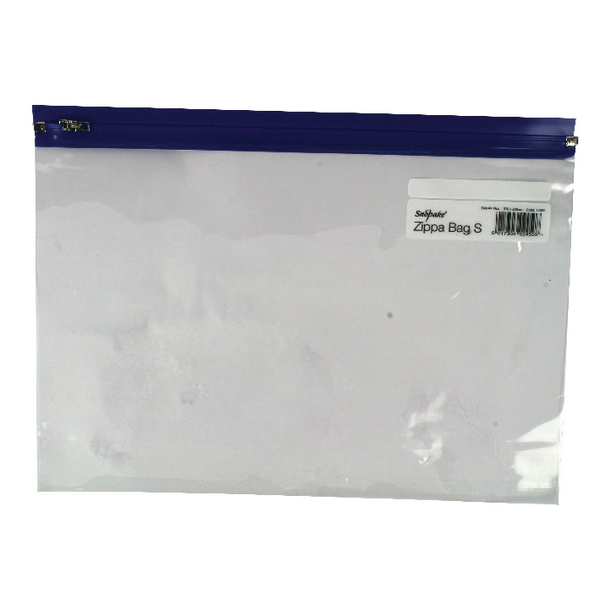 Snopake Zippa Bag A4+ Blue [Pack of 25]