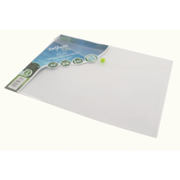 Snopake Recyclable Polyfile A4 Clear [Pack of 5]