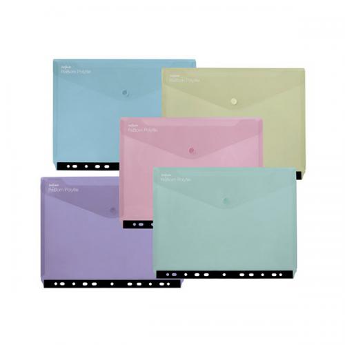 Snopake 15916 ReBorn Recycled RingBinder Wallet Polyfile [Pack of 5]