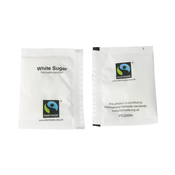 Fair Trade White Sugar Sachets [Pack of 1000]