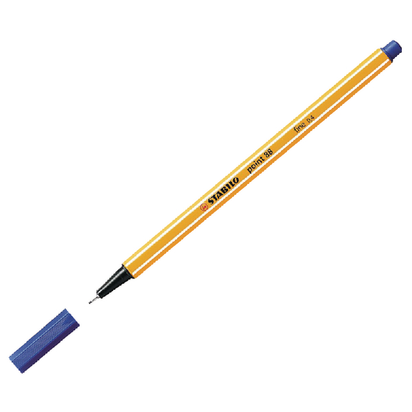 Stabilo Point 88 Fineliner Blue [Pack of 10]
