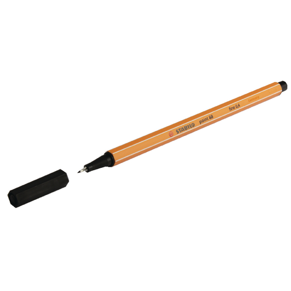 Stabilo Point 88 Fineliner Pen Black [Pack of 10]