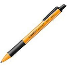 Stabilo Pointball Pen Black [Pack of 10]
