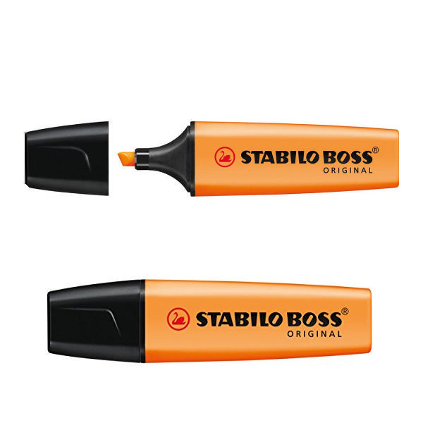 Stabilo BOSS Original Highlighters Orange [Pack of 10]