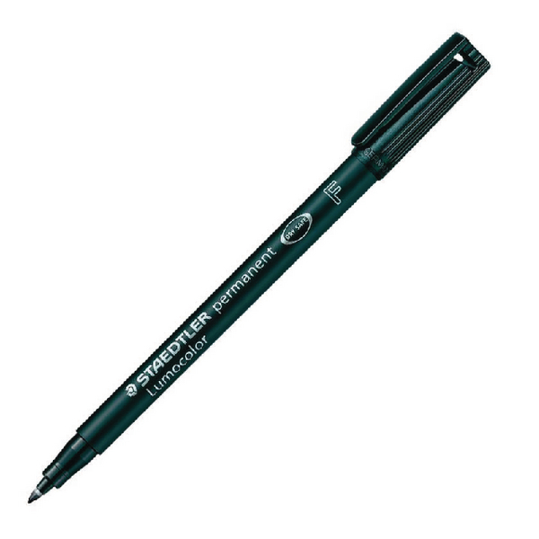 Staedtler Lumocolor Fine Permanent Black [Pack of 10]