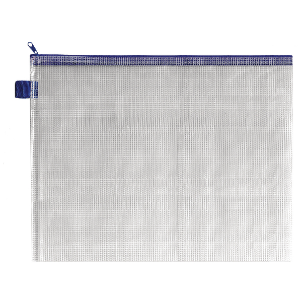 Sterling Handy Zip Pouch 360x275mm Blue [Pack of 5]