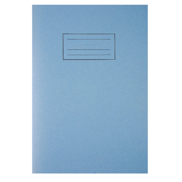 Silvine A4 Exercise Books 80 Pages Blue [Pack of 10]