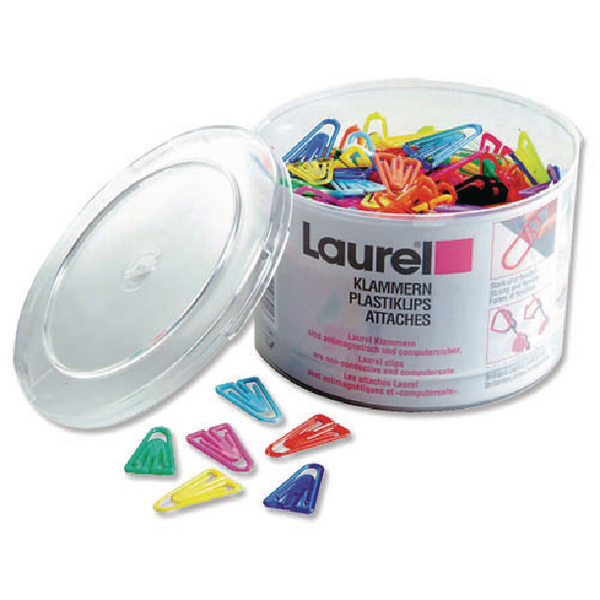 Plastic Paperclips 35mm [Pack of 200]