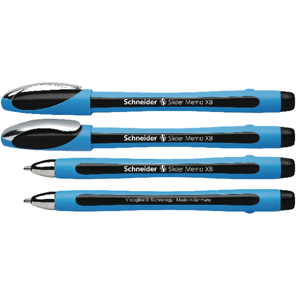 Schneider Slider Memo Ball Pen XB Black [Pack of 10] alternative image 1