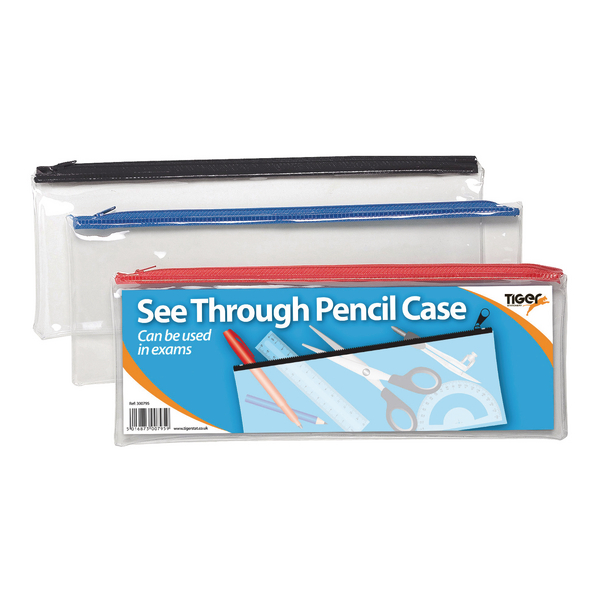 Tiger Clear Exam Case 330x125mm [Pack of 12]