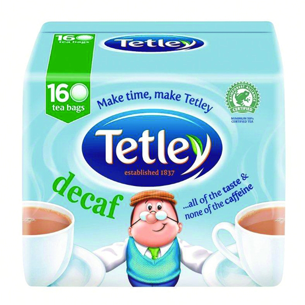 Tetley Decaffeinated Tea Bags [Pack of 160]