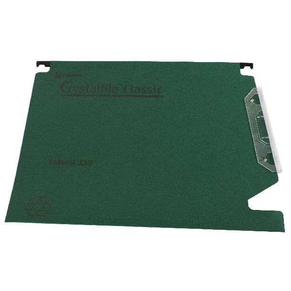 CrystalFile Lateral Files 330mm Green [Pack of 50]