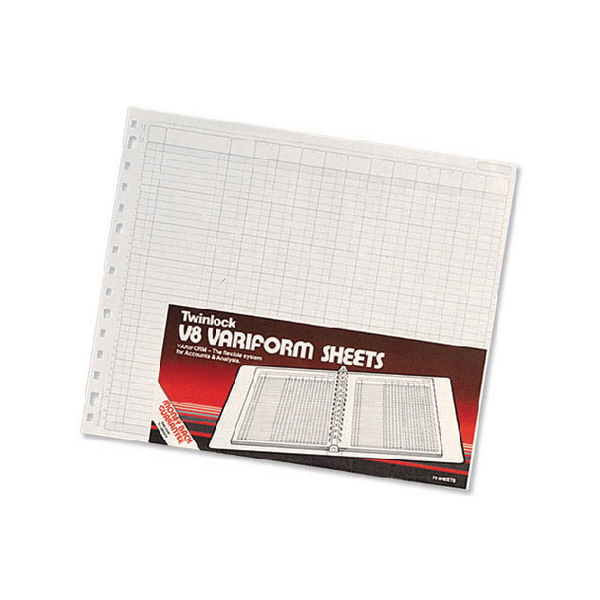 Variform V8 14 Column Cash Refill [Pack of 75]