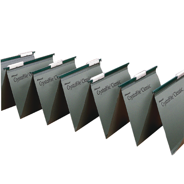 Twinlock Crystal Linked Suspensiuon Files Foolscap [Pack of 50]