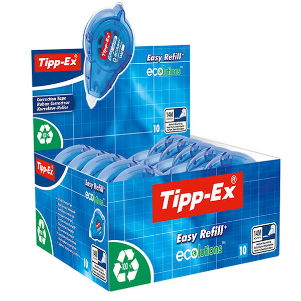 Tipp-Ex Easy Refill Correction Roller [Pack of 10]