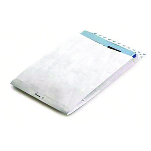 Tyvek Envelopes 330x250mm White 38mm Gusset [Pack of 100]
