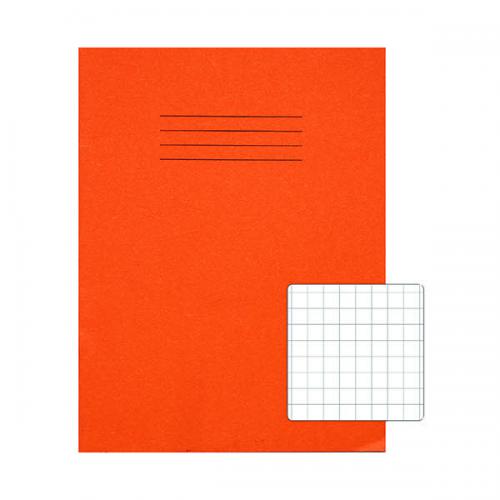 Rhino Exercise Book 10mm Square 80 Pages 9x7 Inch Orange [Pack of 100]