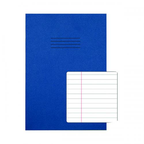 Rhino Exercise Book 8mm Ruled 64 Pages A4 Dark Blue [Pack of 50]