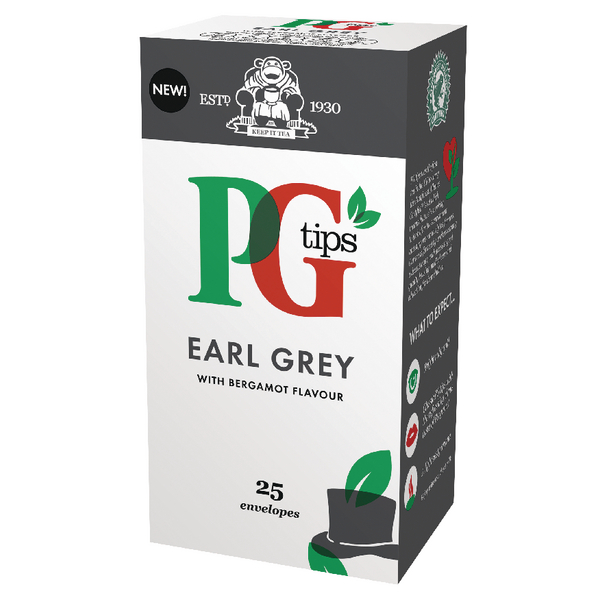PG Tips Earl Grey Envelope Tea Bags [Pack of 25] 29013701
